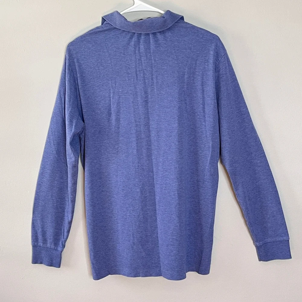 Polo Ralph Lauren Polo Shirt Pima Soft Touch Men M Long Sleeve Flesh Pony Preppy